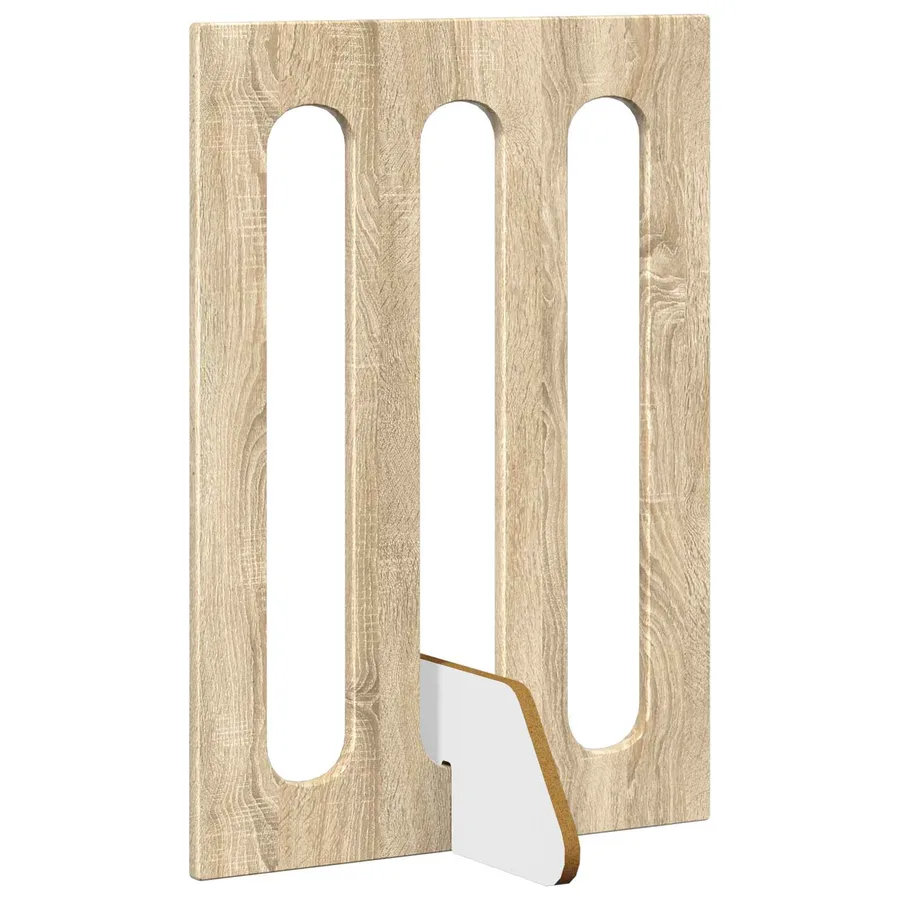 Clôture pliable pour animaux 4 pcs Chêne Sonoma - 4