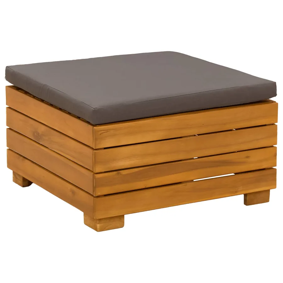 Ensemble de canapés d'extérieur avec coussin 3 Pièce Marron - 6