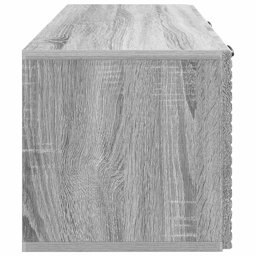 Meuble TV mural Sonoma gris 78,5 x 31 x 30 cm Bois d'ingénierie - 7