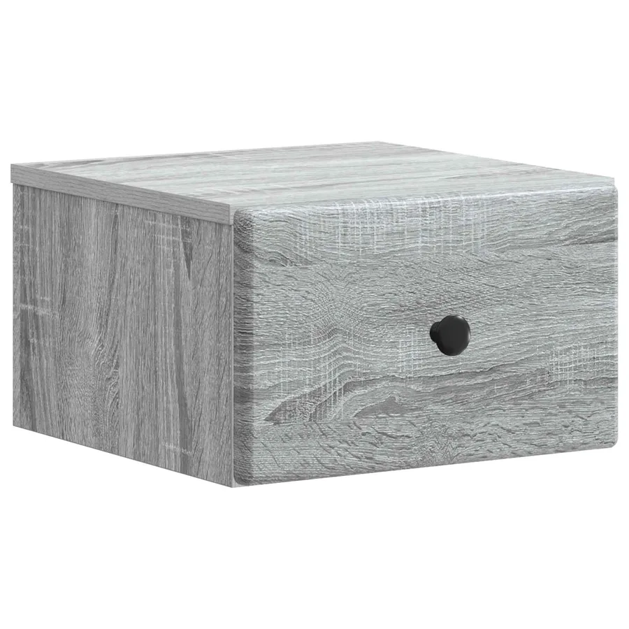 Cabinet de chevet mural 2 pcs Sonoma gris 34,5 x 33 x 20 cm - 5