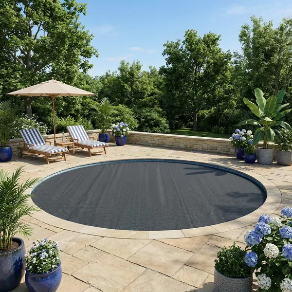 Couverture de piscine solaire de haute qualité Ø 455 cm 200 μm