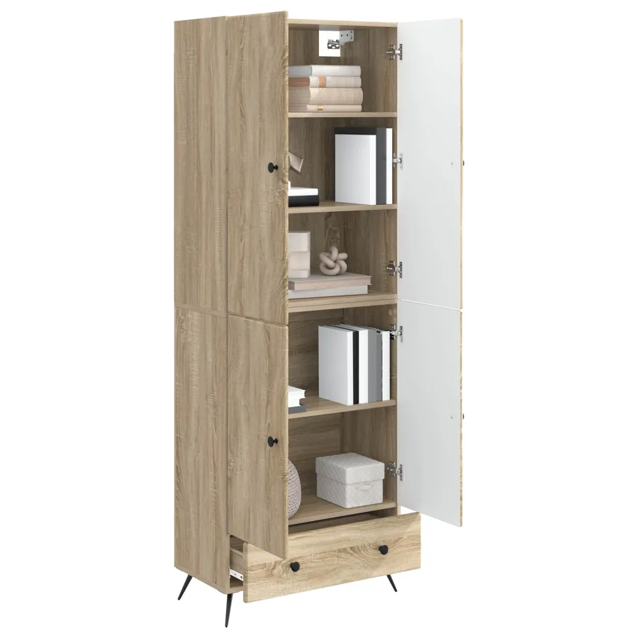 Ensemble de Meubles 2 pcs Chêne Sonoma Bois d'ingénierie - 3