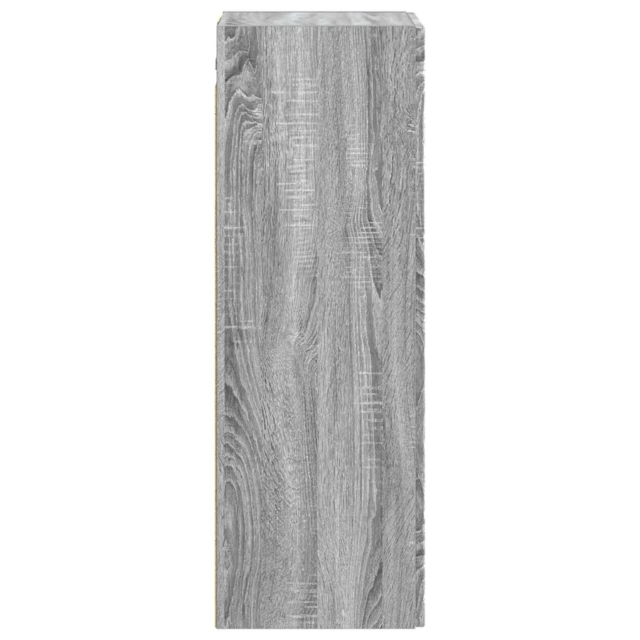 Cabinet de Salle de Bain Mural Sonoma gris 33 x 34,5 x 60 cm - 4