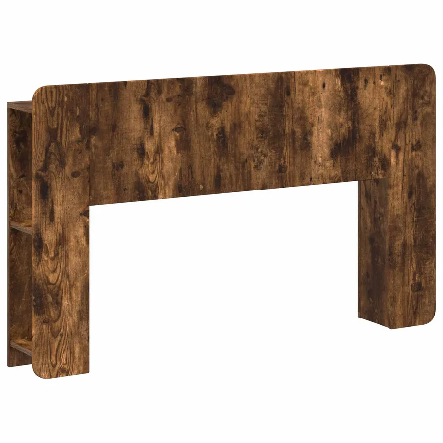 Cabinet de Tête de Lit Chêne fumé Bois d'ingénierie - 2