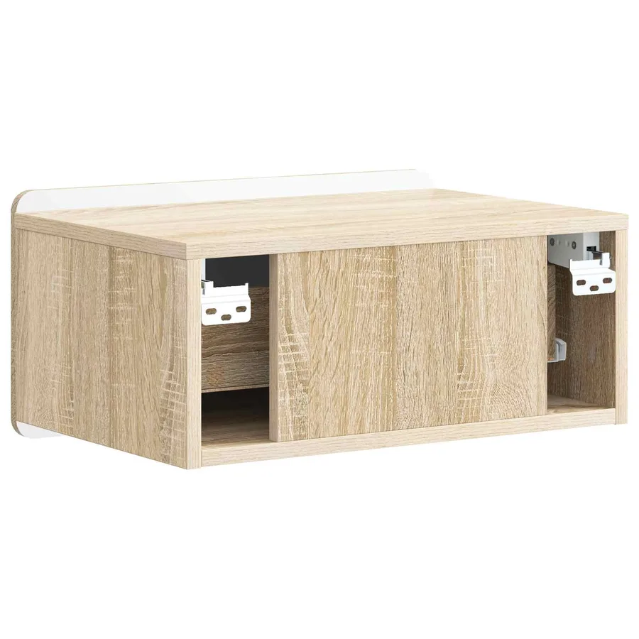Cabinet de chevet mural Chêne Sonoma 49 x 34,5 x 24 cm - 7