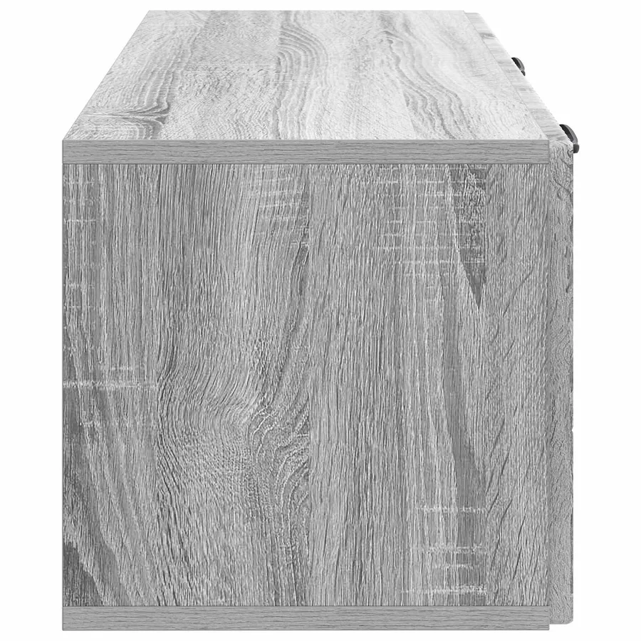 Meuble TV mural Sonoma gris 78,5 x 31 x 30 cm Bois d'ingénierie - 7