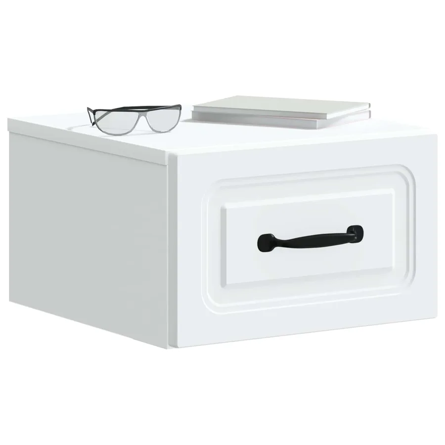 Cabinet de chevet mural 2 pcs Blanc 34,5 x 33 x 20 cm - 3