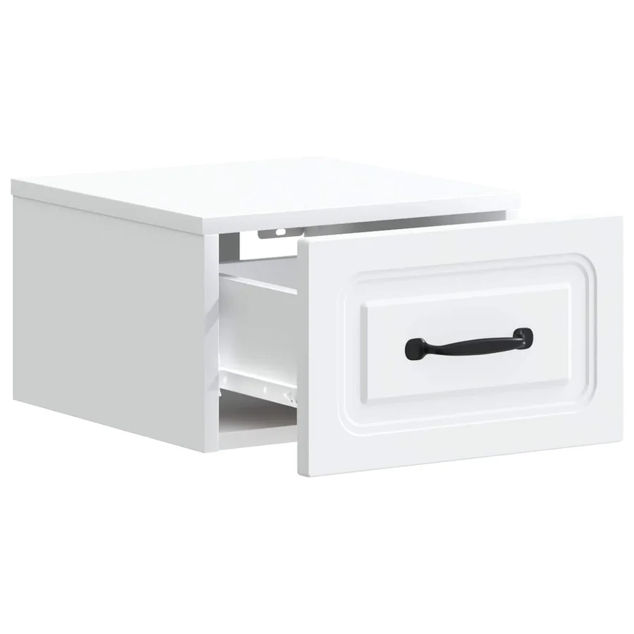 Cabinet de chevet mural 2 pcs Blanc 34,5 x 33 x 20 cm - 6