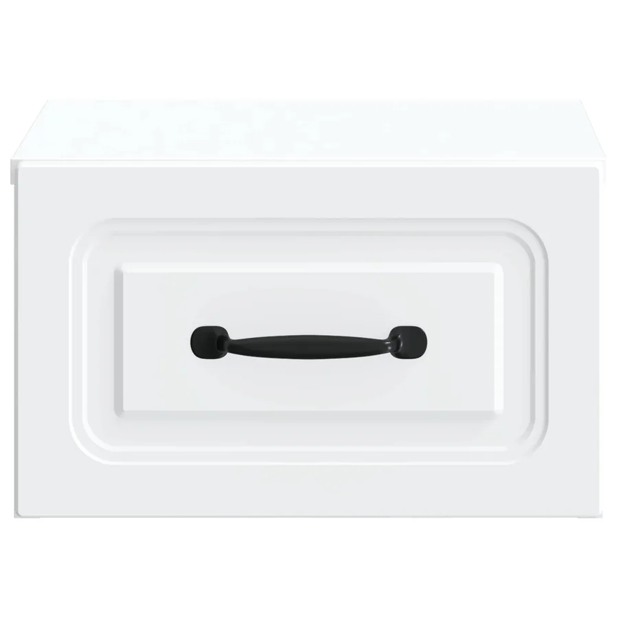 Cabinet de chevet mural 2 pcs Blanc 34,5 x 33 x 20 cm - 7