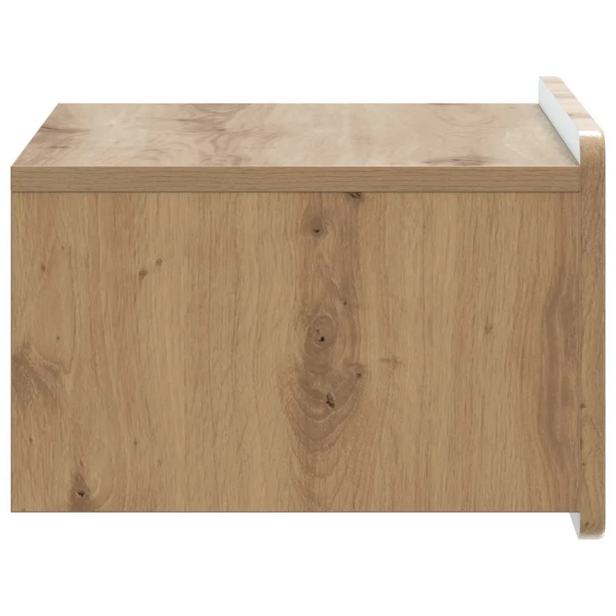 Cabinet de chevet mural Chêne artisanal 49 x 34,5 x 24 cm - 6
