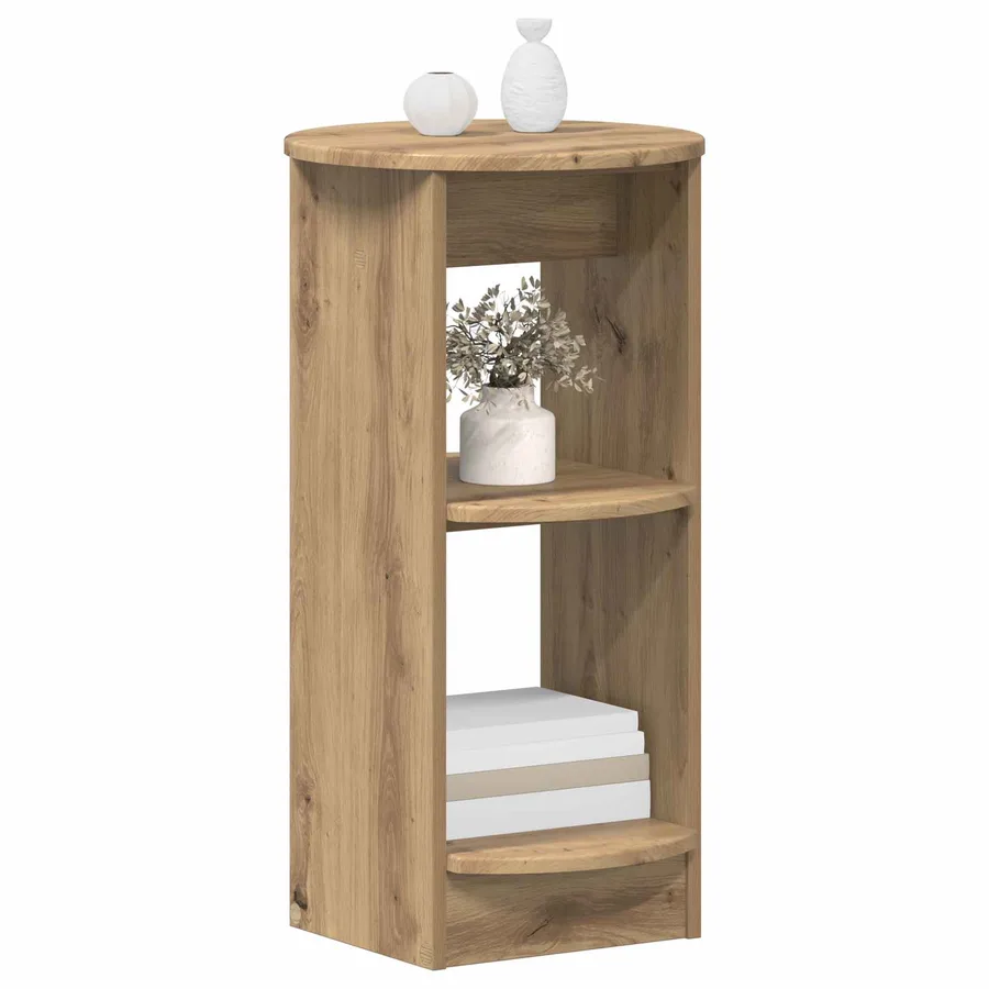 Meuble d'appoint Chêne Artisanal 40 x 40 x 75 cm - 3