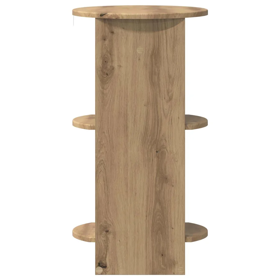 Meuble d'appoint Chêne Artisanal 40 x 40 x 75 cm - 5
