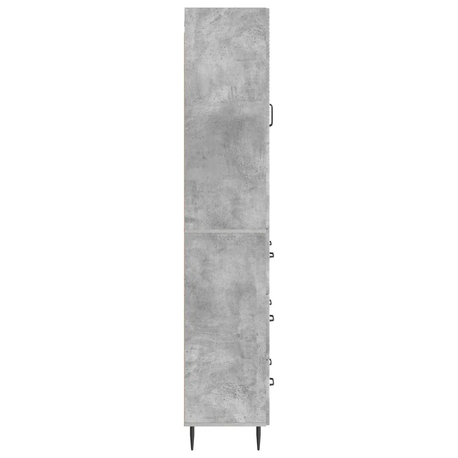 Ensemble de Meubles 2 pcs Gris béton 66 x 34,5 x 90 cm - 6