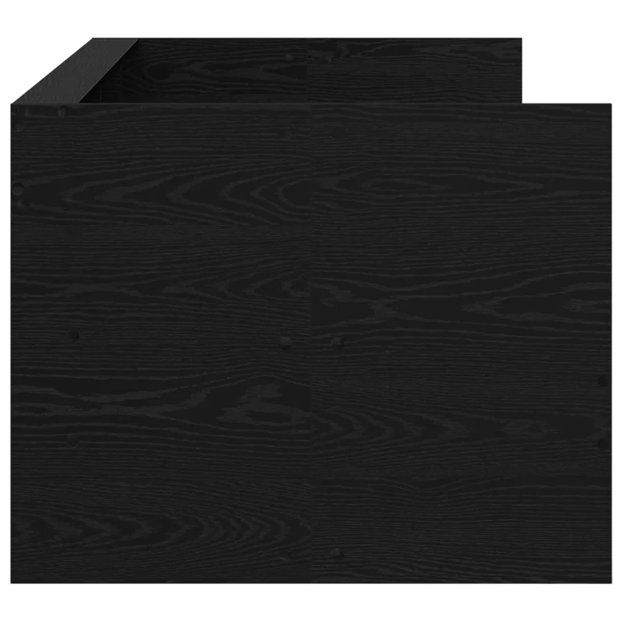 Lit d'appoint avec tiroir Chêne noir Bois d'ingénierie - 3