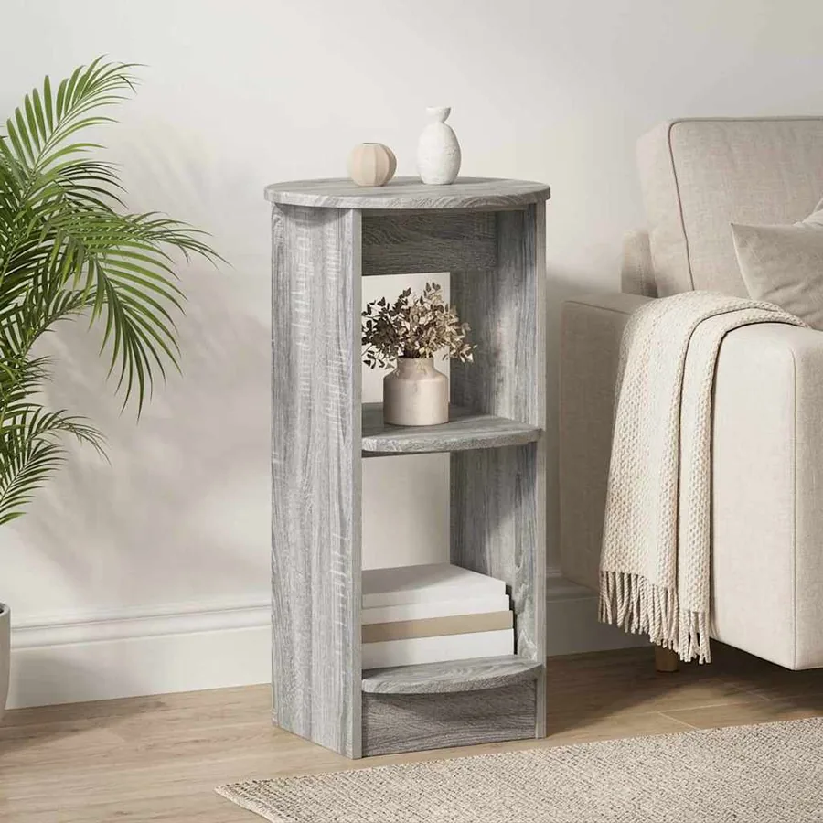 Meuble d'appoint Gris Sonoma 40 x 40 x 75 cm Bois d’ingénierie