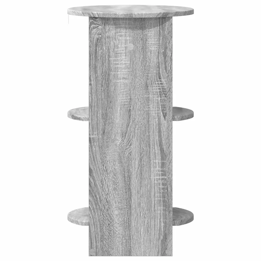 Meuble d'appoint Gris Sonoma 40 x 40 x 75 cm Bois d’ingénierie - 5