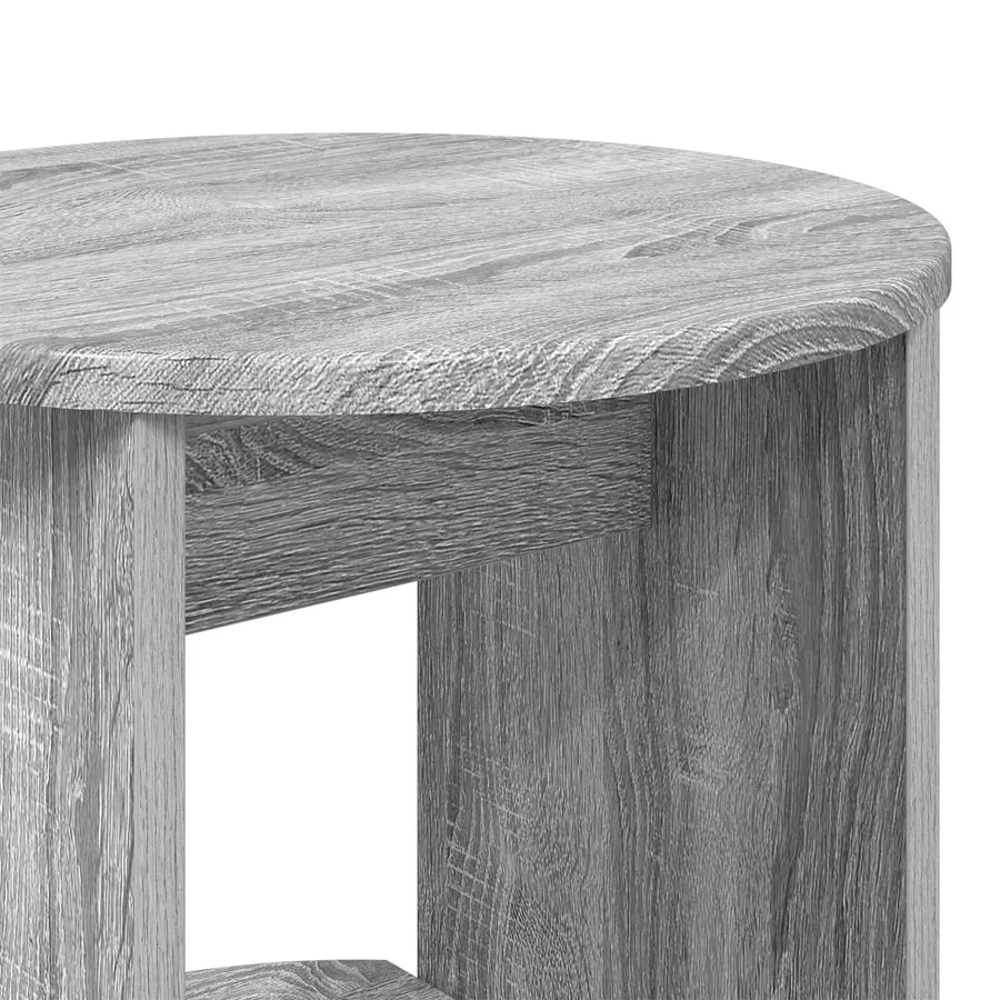 Meuble d'appoint Gris Sonoma 40 x 40 x 75 cm Bois d’ingénierie - 8