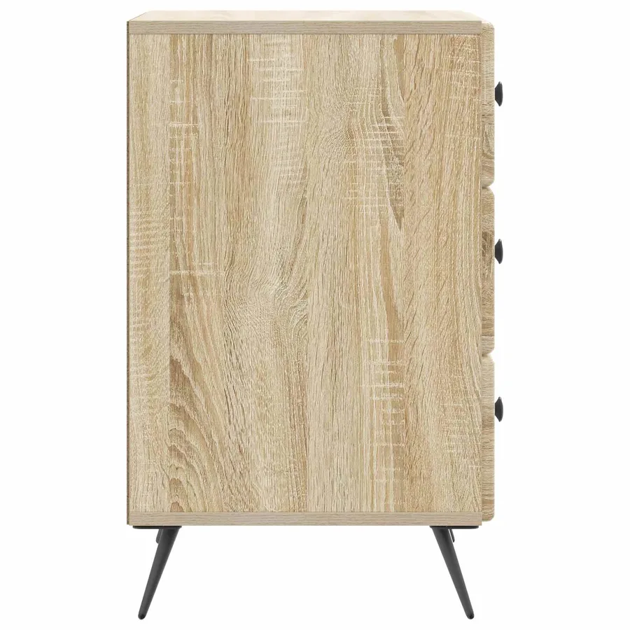 Cabinet de chevet avec tiroir Chêne Sonoma 43 x 41 x 66,5 cm - 6