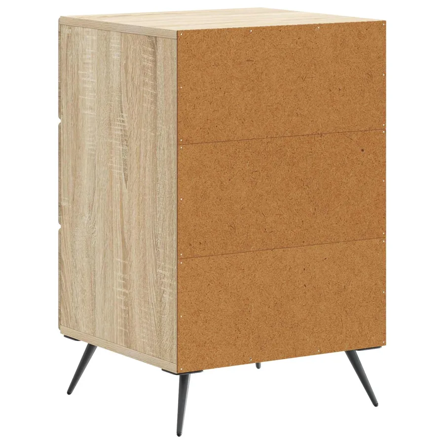 Cabinet de chevet avec tiroir Chêne Sonoma 43 x 41 x 66,5 cm - 7