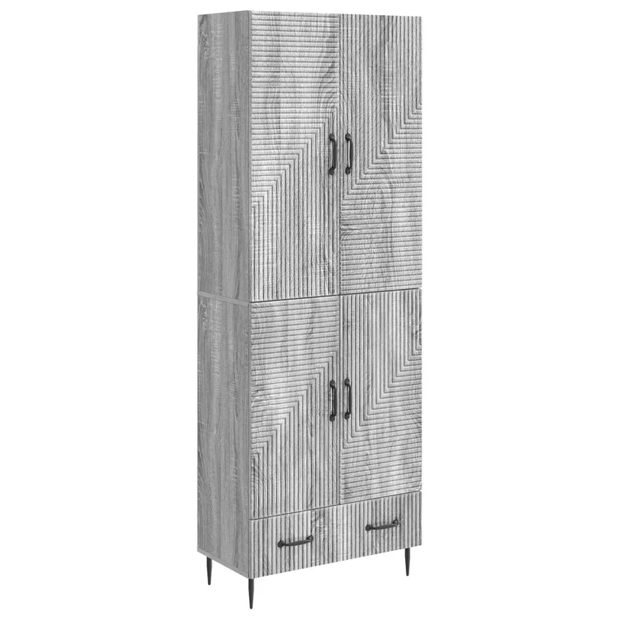 Ensemble de Meubles 2 pcs 66 x 34,5 x 95 cm Bois d'ingénierie - 2