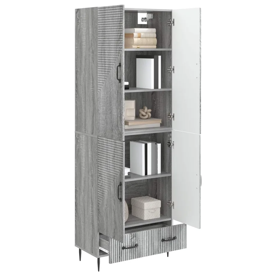 Ensemble de Meubles 2 pcs 66 x 34,5 x 95 cm Bois d'ingénierie - 3