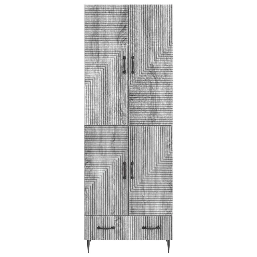 Ensemble de Meubles 2 pcs 66 x 34,5 x 95 cm Bois d'ingénierie - 5