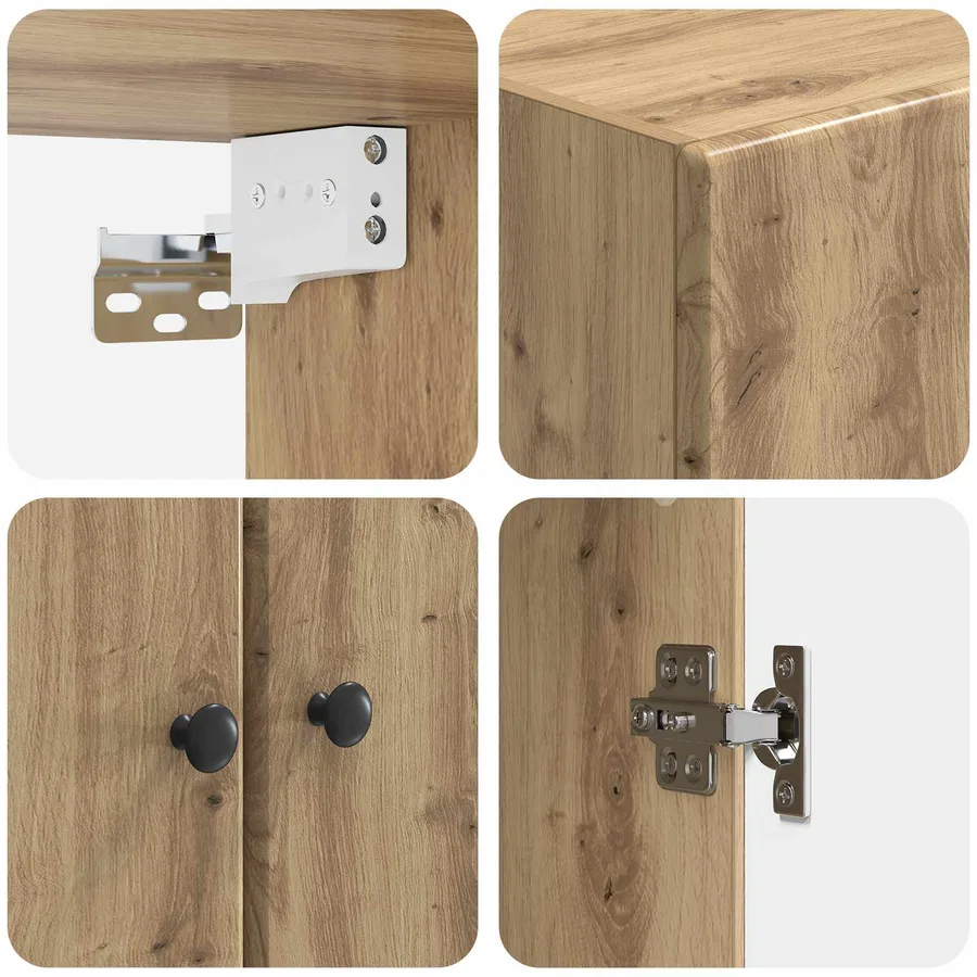 Armoire Murale 59 x 31 x 60 cm Bois d'ingénierie - 7