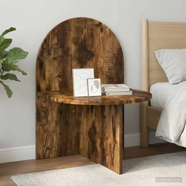 Table de chevet Chêne Fumé 48 x 49 x 65 cm Bois d’ingénierie