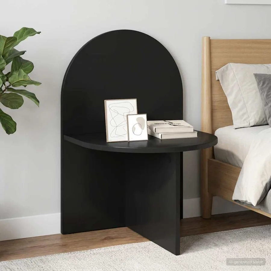 Table de chevet 2 pcs Chêne noir 48 x 49 x 65 cm
