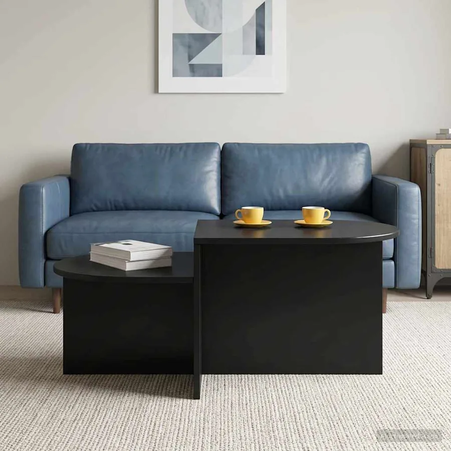 Table basse Chêne noir 100 x 50 x 40 cm Bois d'ingénierie