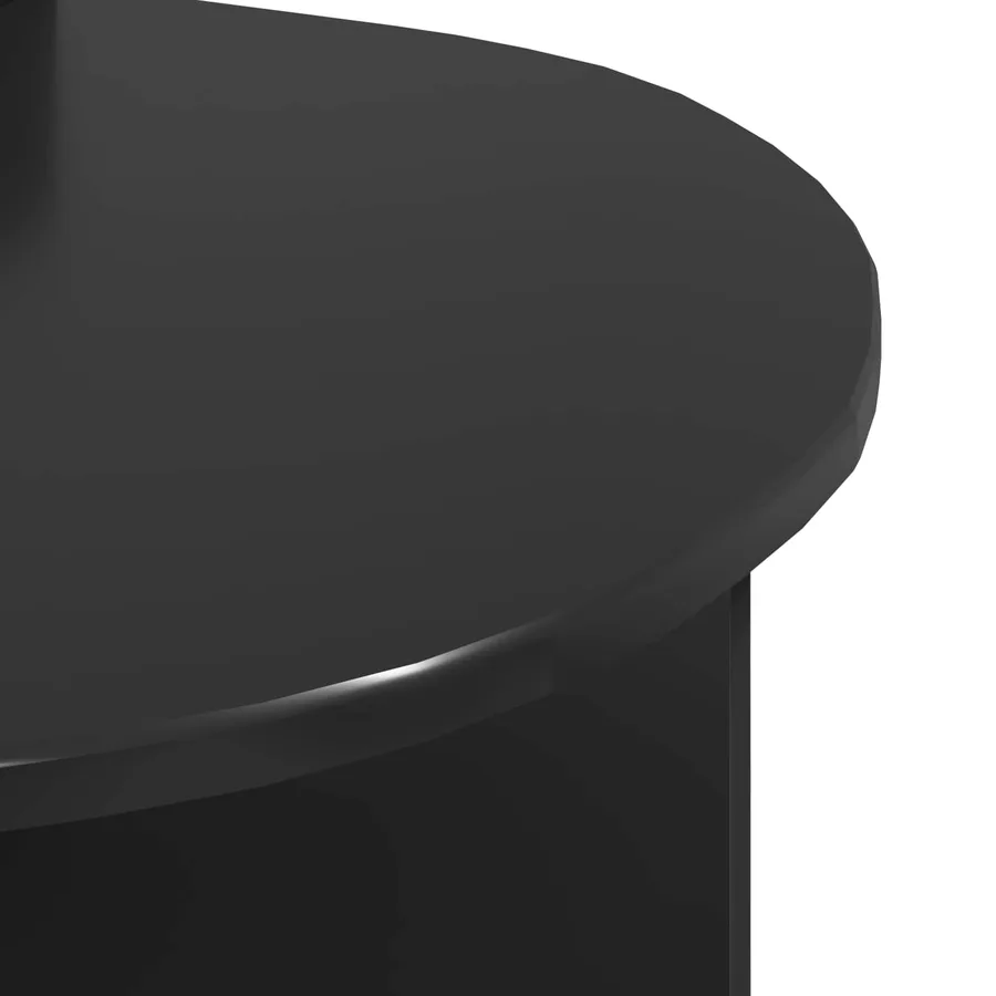 Table basse Chêne noir 100 x 50 x 40 cm Bois d'ingénierie - 8