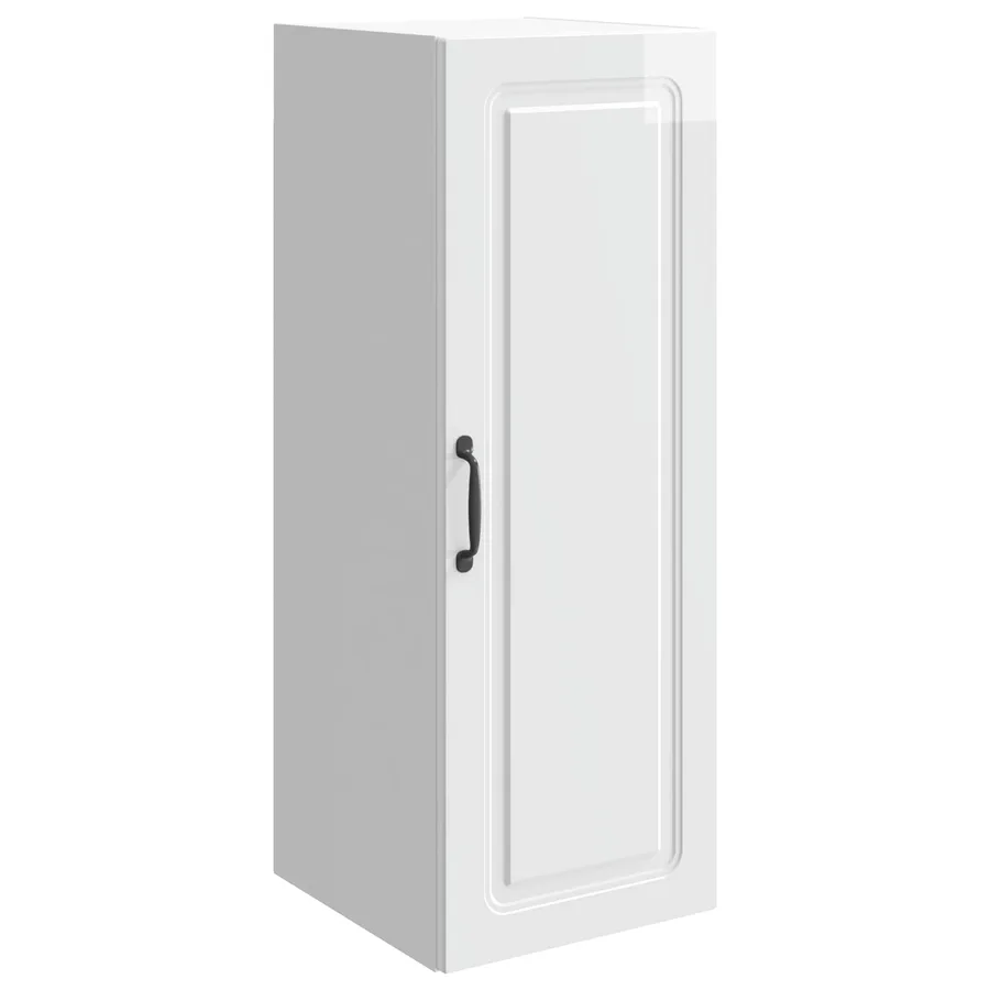 Armoire Murale Blanc brillant 33 x 34,5 x 90 cm - 2