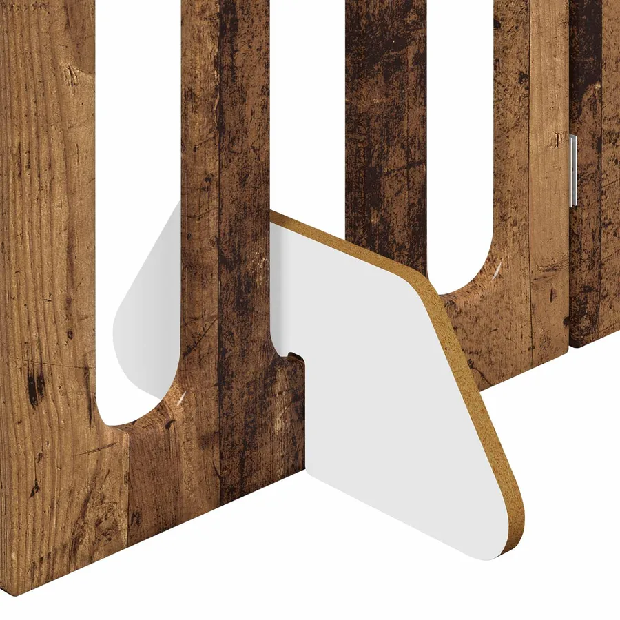 Clôture pliable pour animaux 2 pcs Bois de chêne - 6