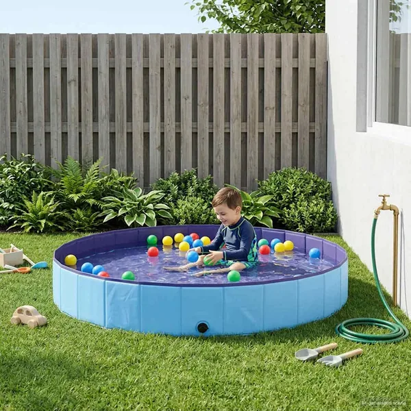 Piscine pour enfants Bleu Ø300 x 38 cm