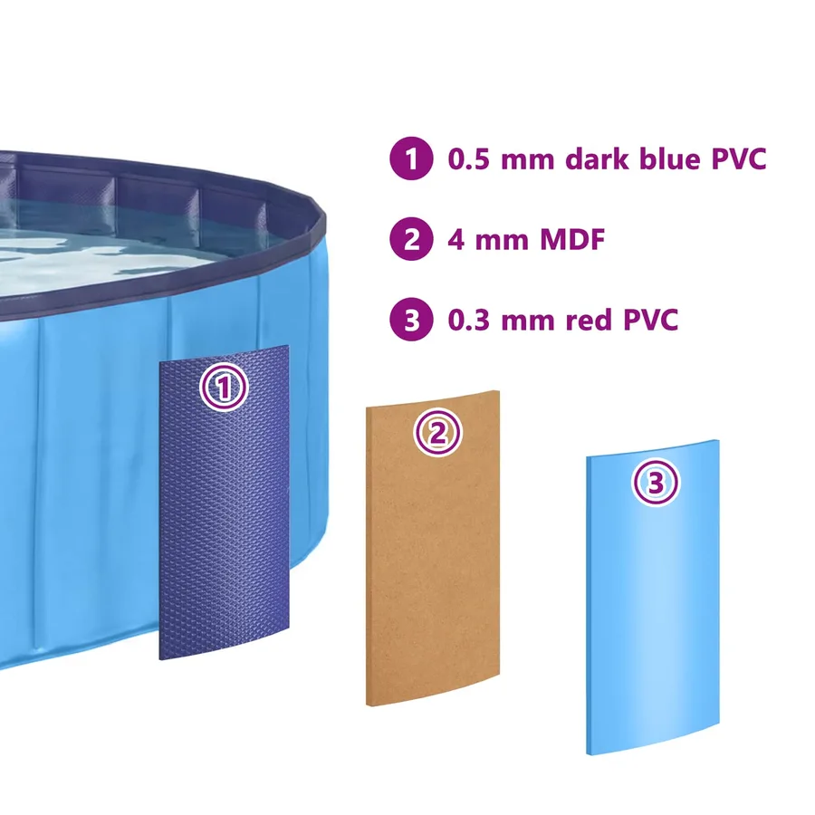 Piscine pour enfants Bleu Ø300 x 38 cm - 6