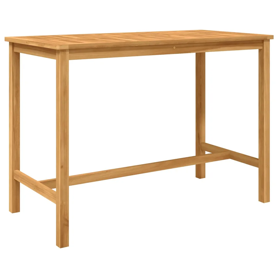 Ensemble de bar extérieur 5 pcs Naturel Bois de teck massif - 3
