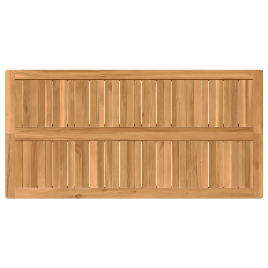 Ensemble de bar extérieur 5 pcs Naturel Bois de teck massif - 5