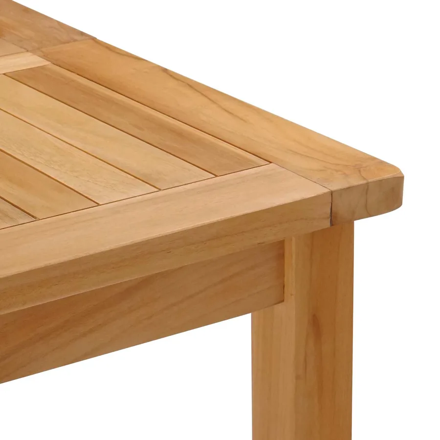 Ensemble de bar extérieur 5 pcs Naturel Bois de teck massif - 6