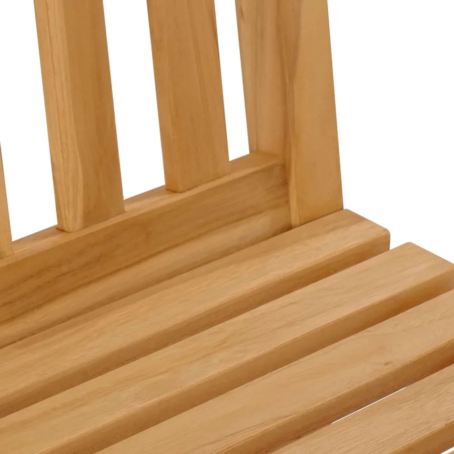Ensemble de bar extérieur 5 pcs Naturel Bois de teck massif - 7