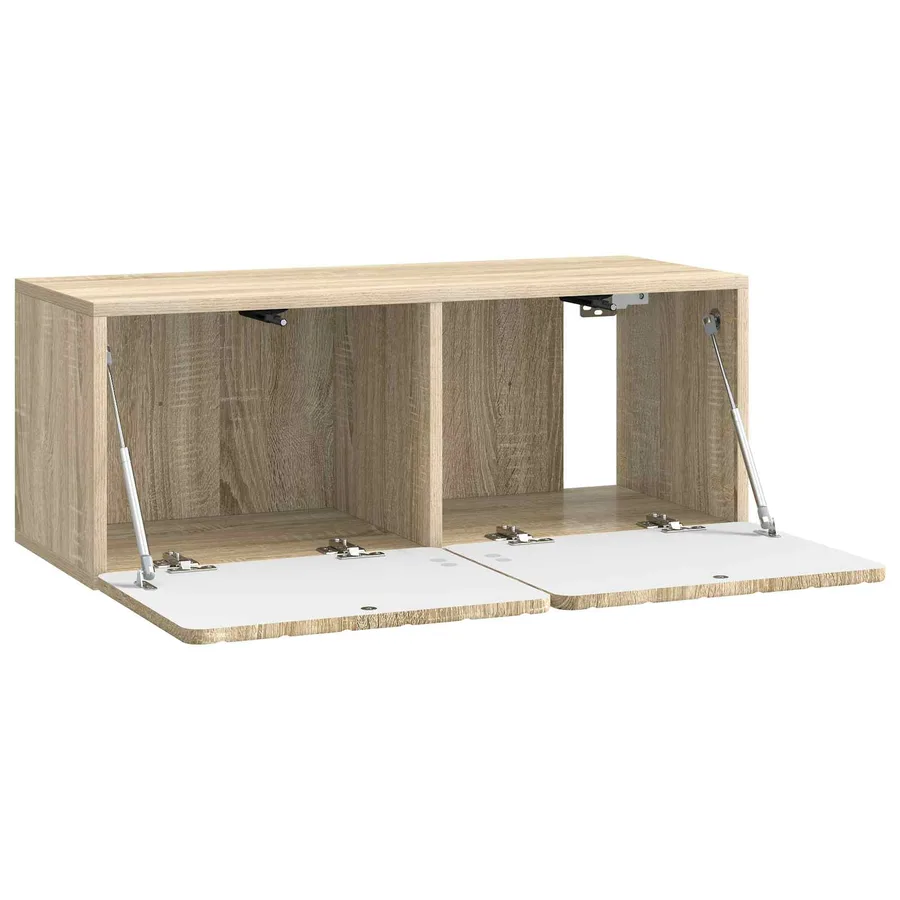 Meuble TV mural 78,5 x 31 x 30 cm Chêne Sonoma - 5