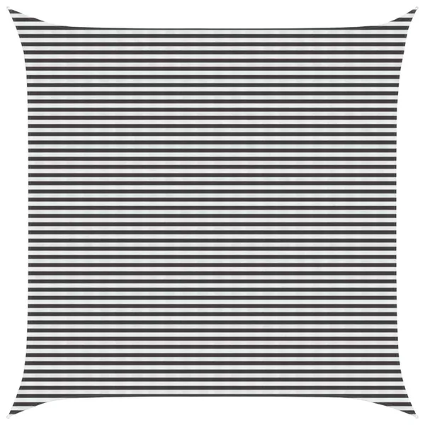 Voile d'ombre Anthracite et blanc 6 x 6 m HDPE