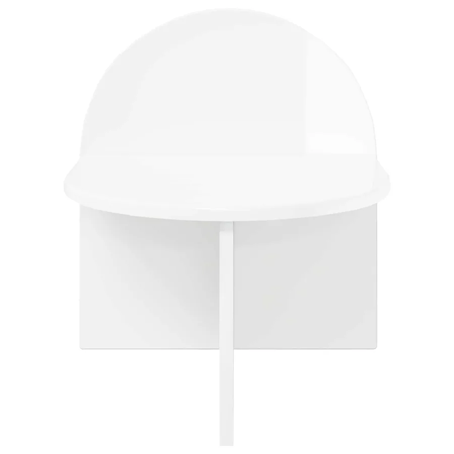 Table de chevet 2 pcs Blanc brillant 40 x 35,5 x 45,5 cm - 6