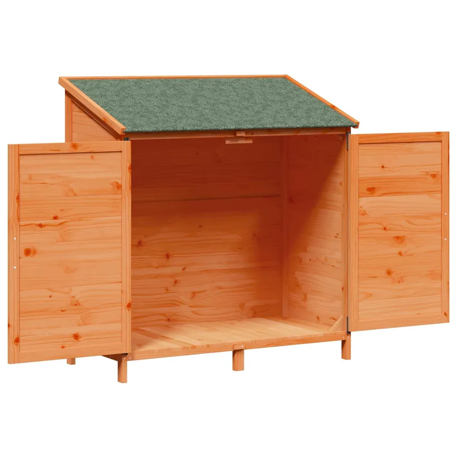 Abri de jardin avec toit Marron 106,5 x 56 x 113,5 cm - 4