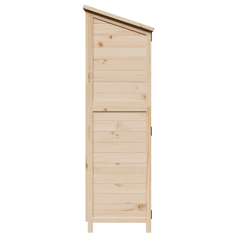 Abri de jardin Naturel 106,5 x 56 x 176 cm Bois de Sapin Massif - 5