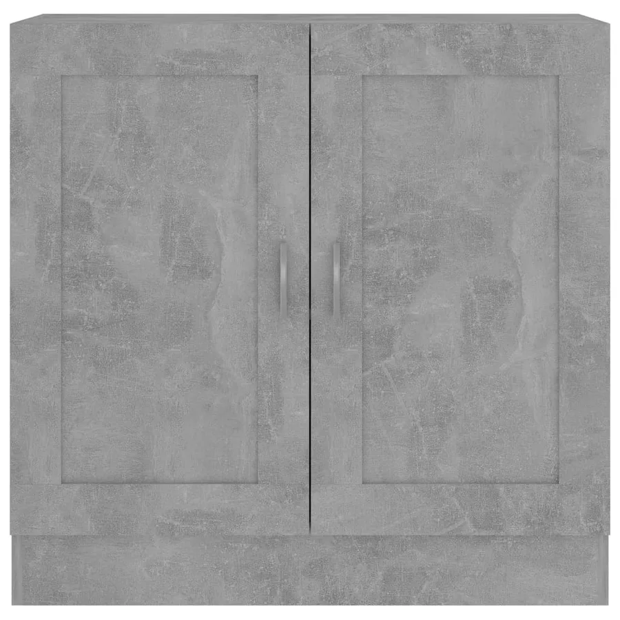 Bibliothèque Gris béton 82,5x30,5x80 cm Bois d'ingénierie - 5