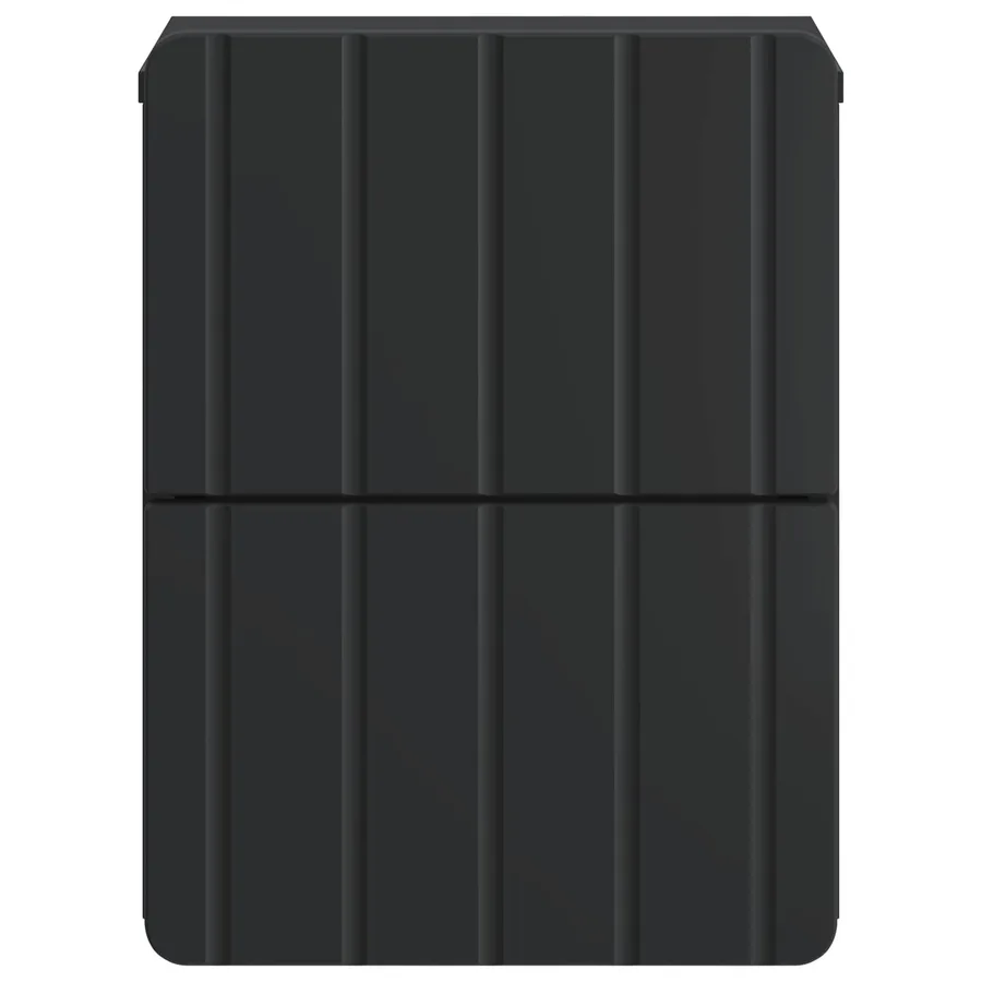 Cabinet de chevet mural 2 pcs Noir 33 x 34,5 x 43 cm - 7
