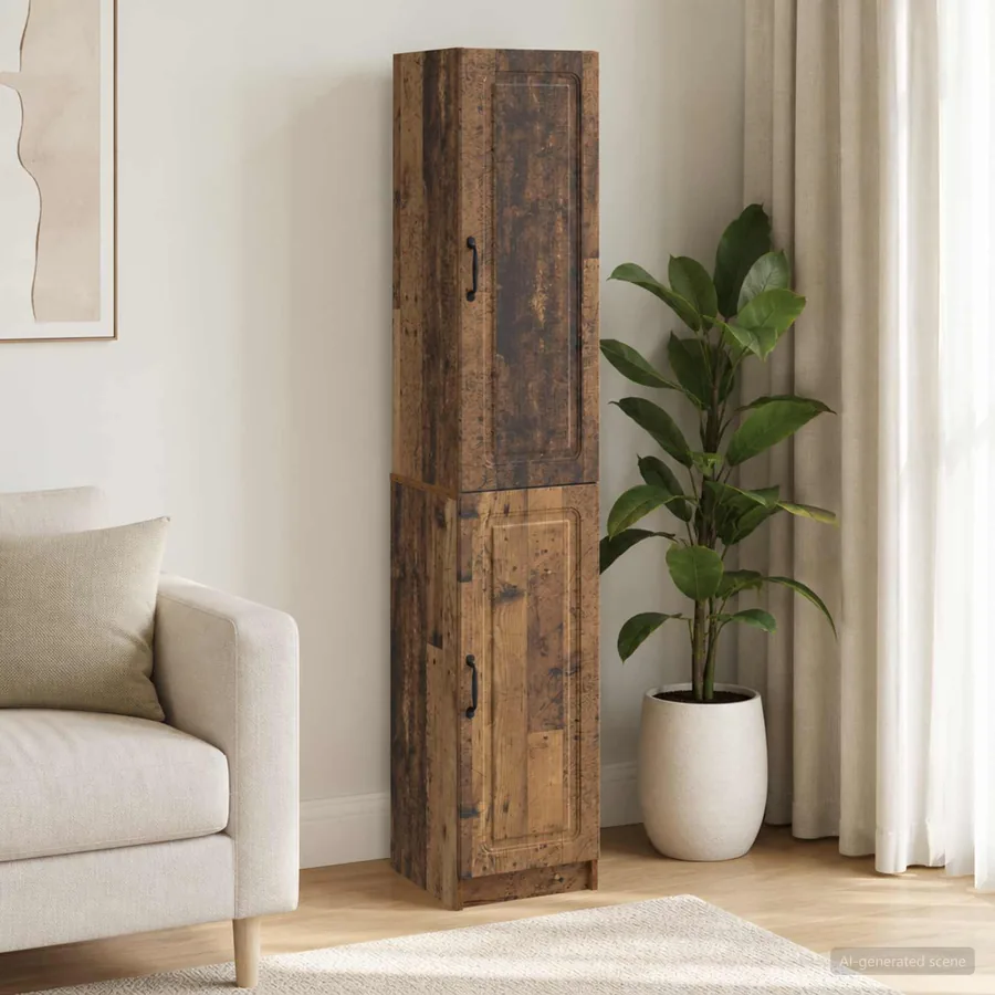 Ensemble de Meubles 2 pcs Bois ancien Bois d'ingénierie