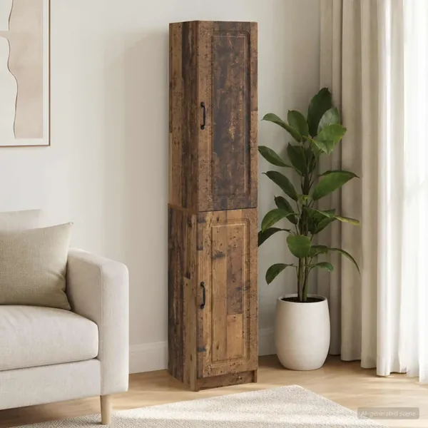 Ensemble de Meubles 2 pcs Bois ancien Bois d'ingénierie