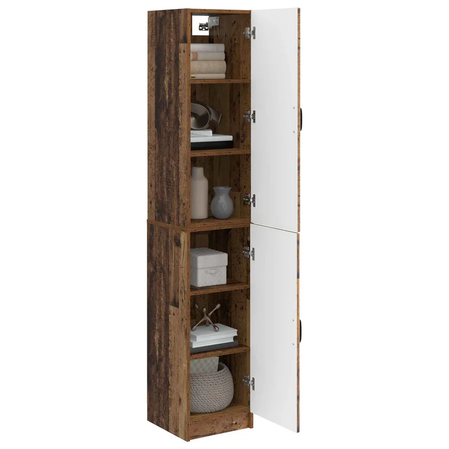 Ensemble de Meubles 2 pcs Bois ancien Bois d'ingénierie - 3