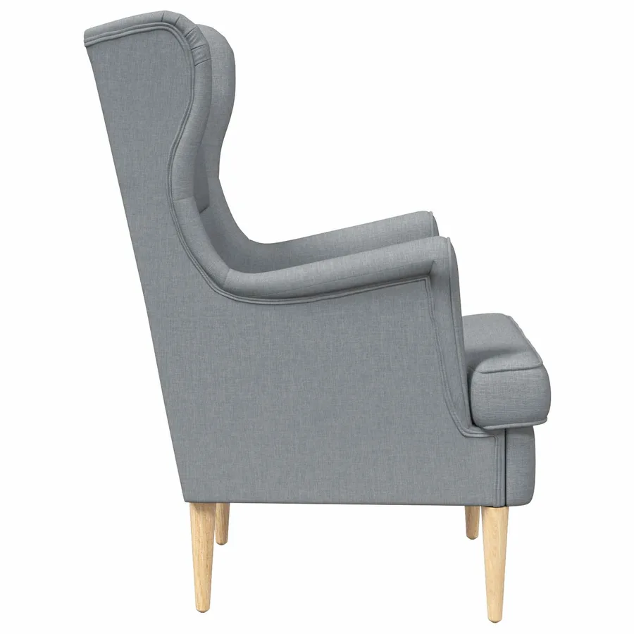 fauteuil Gris clair tissu - 5